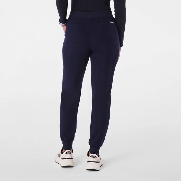 FIGS NWT High Waisted Zamora Jogger Scrub Pants in Navy Blue, M - Picture 4 of 11